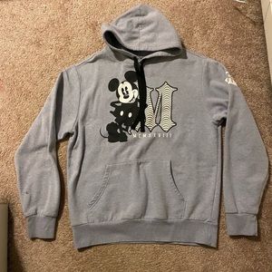 Neff X Disney Mickey Mouse Grey Pullover Sweatshirt Size M